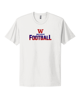 Waianae HS Football Splatter - Mens Select Cotton T-Shirt