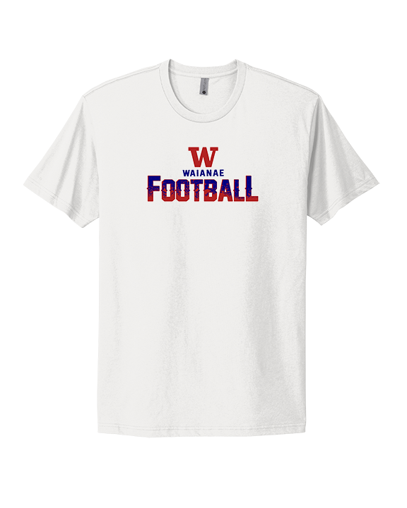 Waianae HS Football Splatter - Mens Select Cotton T-Shirt