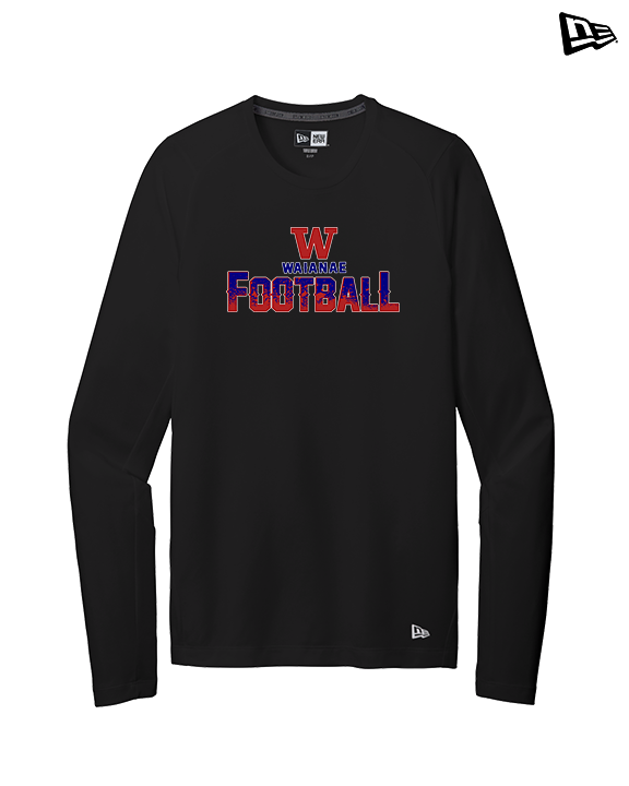 Waianae HS Football Splatter - New Era Performance Long Sleeve