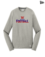 Waianae HS Football Splatter - New Era Performance Long Sleeve