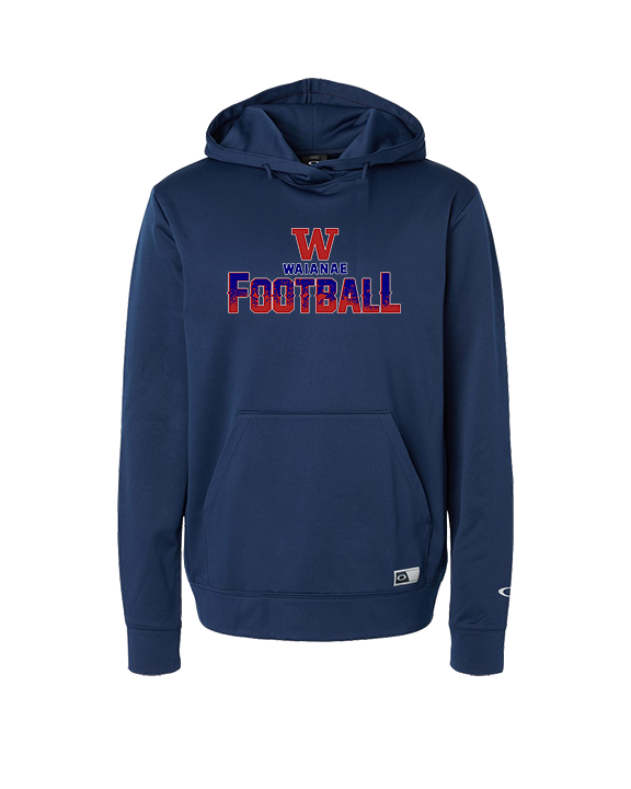 Waianae HS Football Splatter - Oakley Performance Hoodie