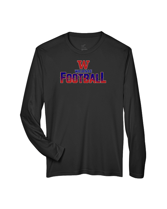 Waianae HS Football Splatter - Performance Longsleeve
