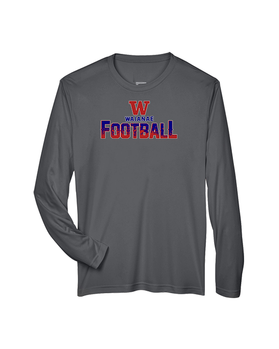 Waianae HS Football Splatter - Performance Longsleeve