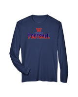 Waianae HS Football Splatter - Performance Longsleeve