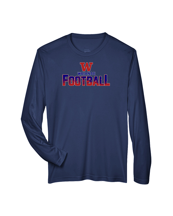 Waianae HS Football Splatter - Performance Longsleeve