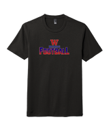 Waianae HS Football Splatter - Tri-Blend Shirt