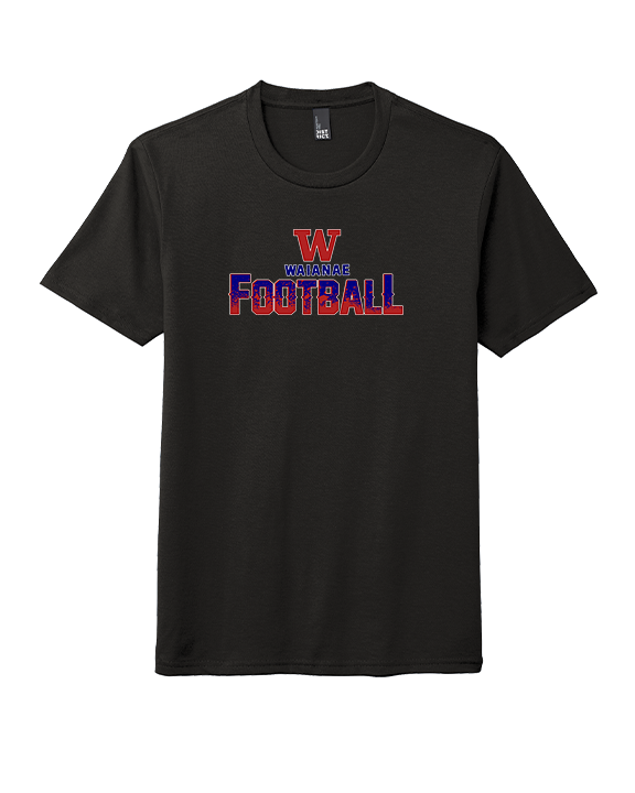 Waianae HS Football Splatter - Tri-Blend Shirt