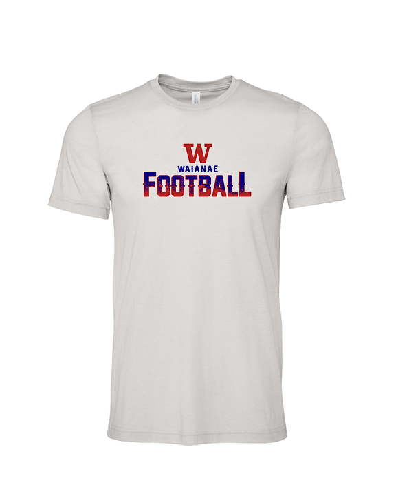 Waianae HS Football Splatter - Tri-Blend Shirt