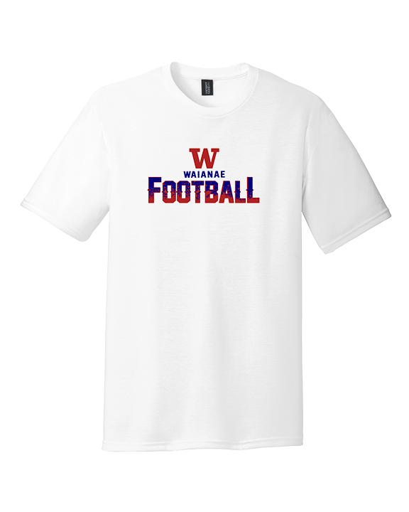 Waianae HS Football Splatter - Tri-Blend Shirt