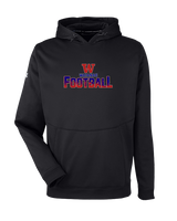 Waianae HS Football Splatter - Under Armour Mens Storm Fleece