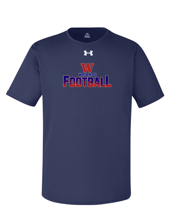 Waianae HS Football Splatter - Under Armour Mens Team Tech T-Shirt