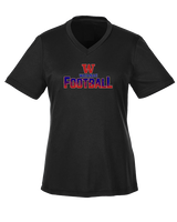 Waianae HS Football Splatter - Womens Performance Shirt