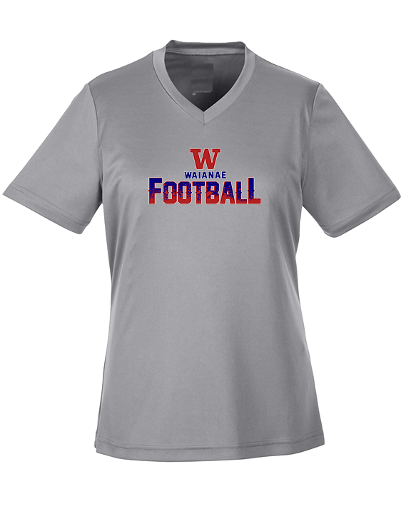 Waianae HS Football Splatter - Womens Performance Shirt