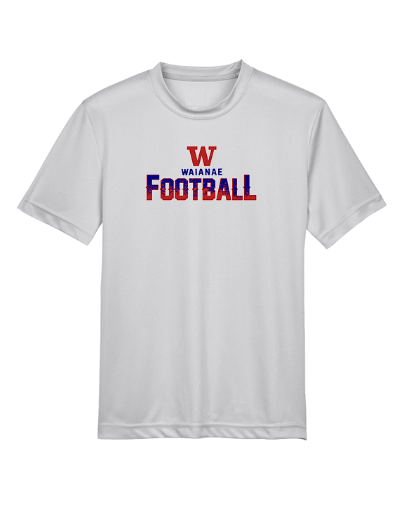 Waianae HS Football Splatter - Youth Performance Shirt
