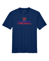 Waianae HS Football Splatter - Youth Performance Shirt