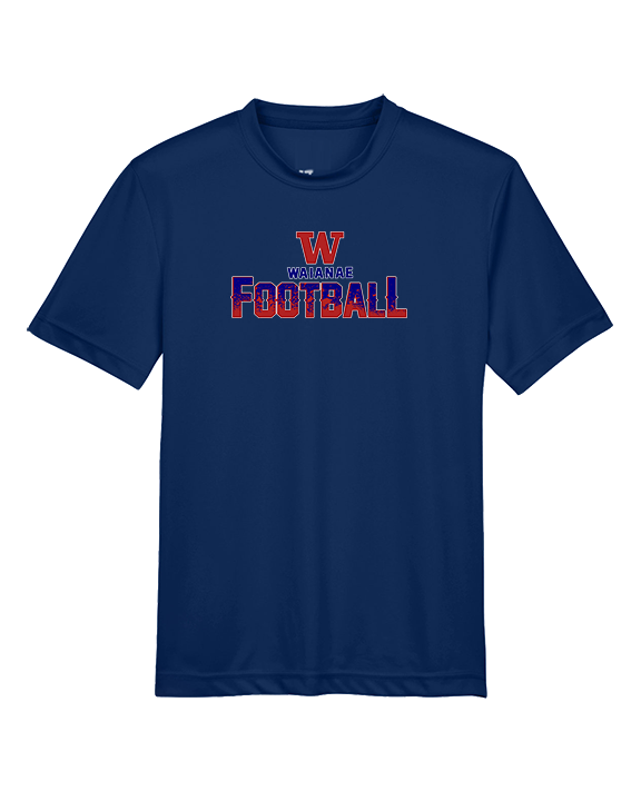 Waianae HS Football Splatter - Youth Performance Shirt