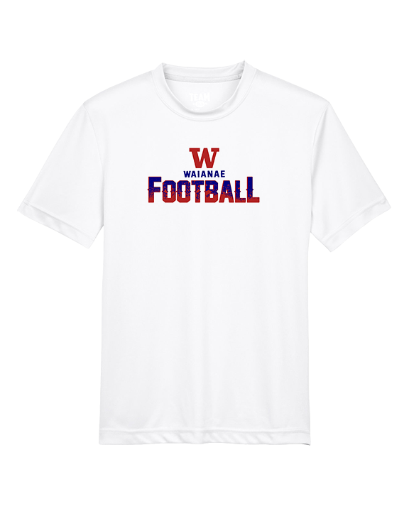 Waianae HS Football Splatter - Youth Performance Shirt
