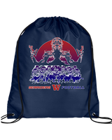 Waianae HS Football Unleashed - Drawstring Bag
