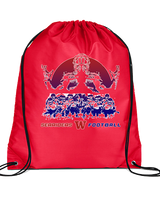 Waianae HS Football Unleashed - Drawstring Bag