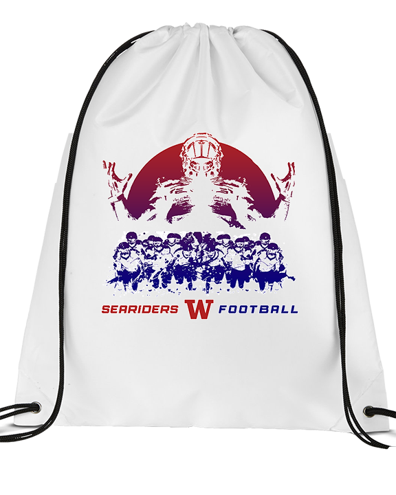Waianae HS Football Unleashed - Drawstring Bag
