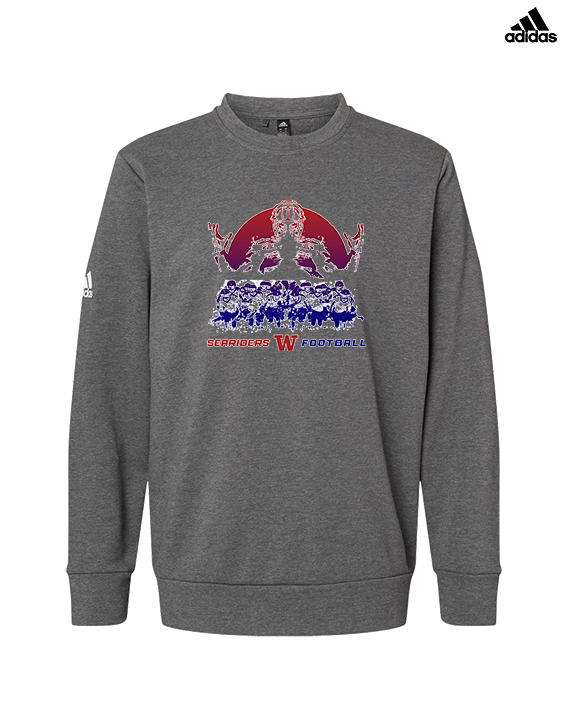 Waianae HS Football Unleashed - Mens Adidas Crewneck