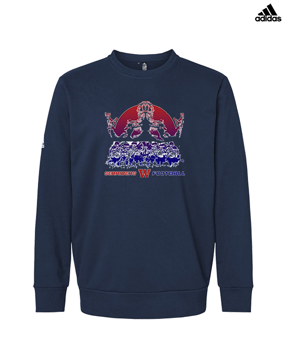 Waianae HS Football Unleashed - Mens Adidas Crewneck