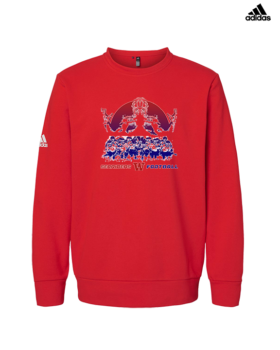 Waianae HS Football Unleashed - Mens Adidas Crewneck