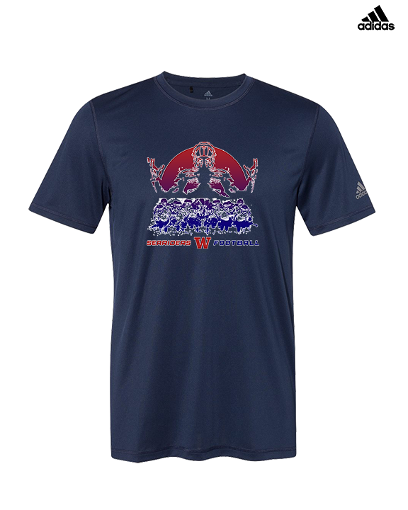 Waianae HS Football Unleashed - Mens Adidas Performance Shirt