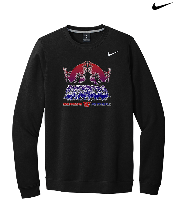 Waianae HS Football Unleashed - Mens Nike Crewneck