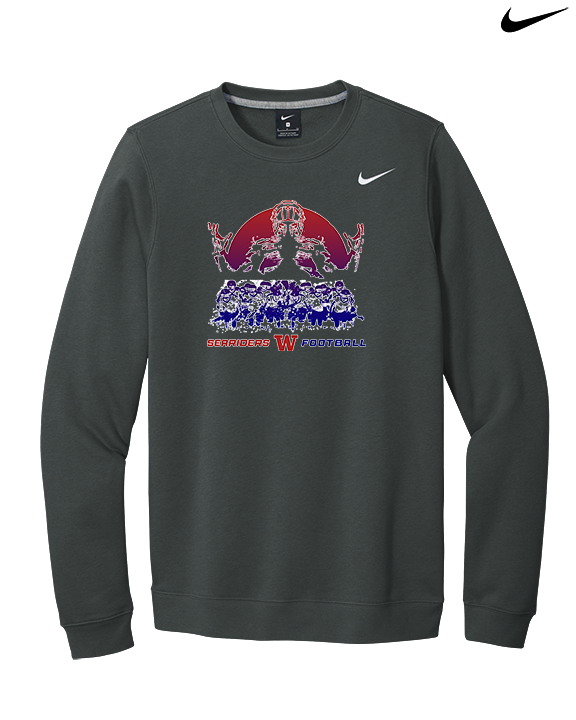 Waianae HS Football Unleashed - Mens Nike Crewneck