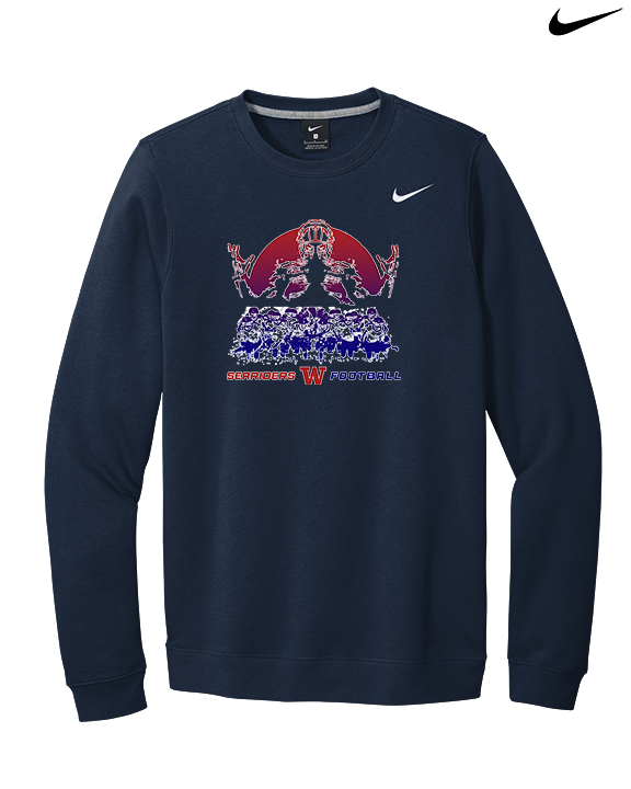 Waianae HS Football Unleashed - Mens Nike Crewneck
