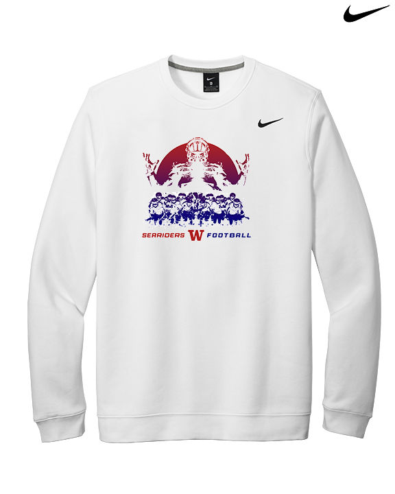 Waianae HS Football Unleashed - Mens Nike Crewneck