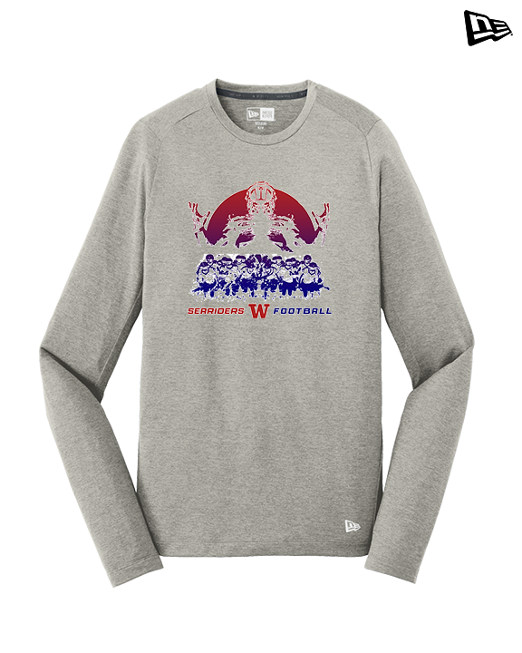 Waianae HS Football Unleashed - New Era Performance Long Sleeve