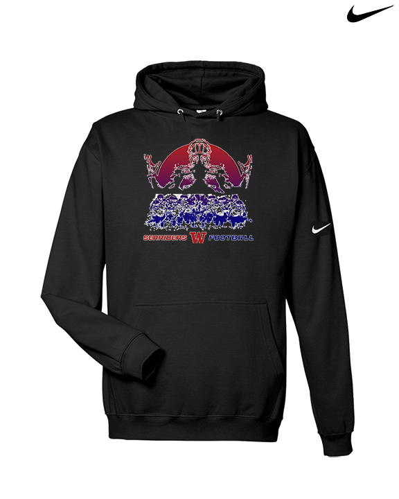 Waianae HS Football Unleashed - Nike Club Fleece Hoodie