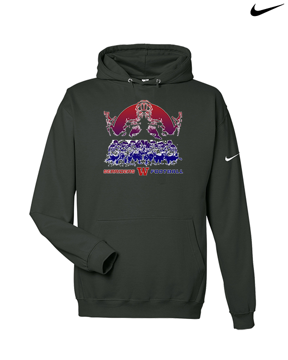Waianae HS Football Unleashed - Nike Club Fleece Hoodie