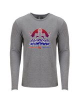 Waianae HS Football Unleashed - Tri-Blend Long Sleeve