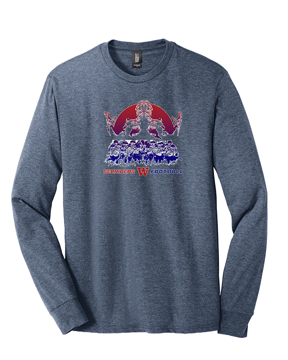 Waianae HS Football Unleashed - Tri-Blend Long Sleeve