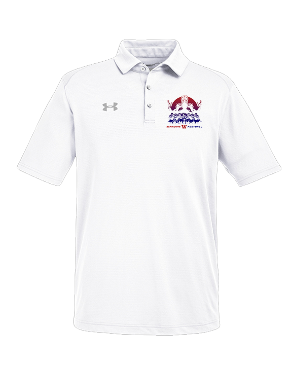 Waianae HS Football Unleashed - Under Armour Mens Tech Polo