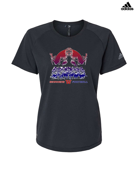 Waianae HS Football Unleashed - Womens Adidas Performance Shirt