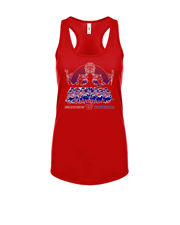 Waianae HS Football Unleashed - Womens Tank Top
