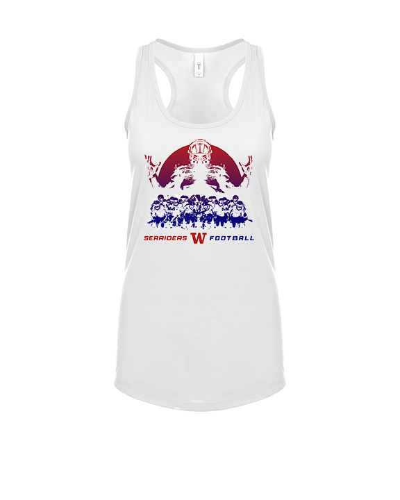 Waianae HS Football Unleashed - Womens Tank Top