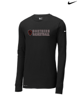 Walled Lake Northern HS Boys Basketball Basic - Mens Nike Longsleeve