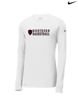 Walled Lake Northern HS Boys Basketball Basic - Mens Nike Longsleeve