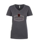 Walled Lake Northern HS Boys Basketball Board - Womens Vneck