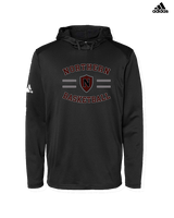 Walled Lake Northern HS Boys Basketball Curve - Mens Adidas Hoodie