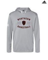 Walled Lake Northern HS Boys Basketball Curve - Mens Adidas Hoodie
