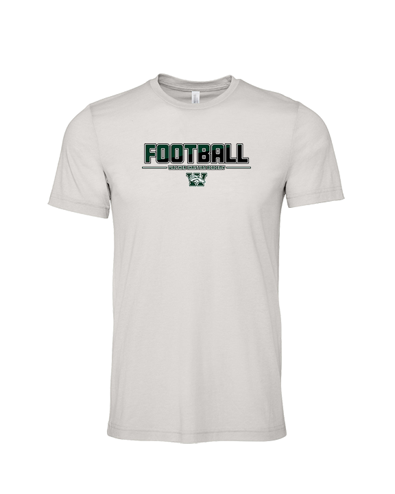 Walther Christian Academy Football Cut - Tri-Blend Shirt