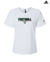 Walther Christian Academy Football Cut - Womens Adidas Performance Shirt