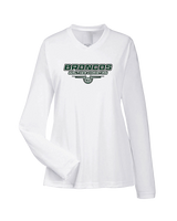 Walther Christian Academy Football Design - Womens Performance Longsleeve