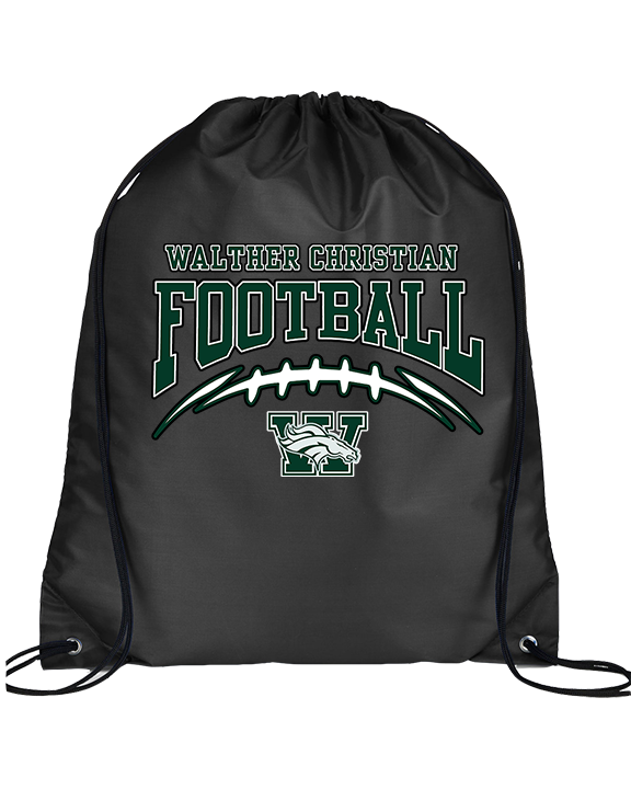 Walther Christian Academy Football Football - Drawstring Bag